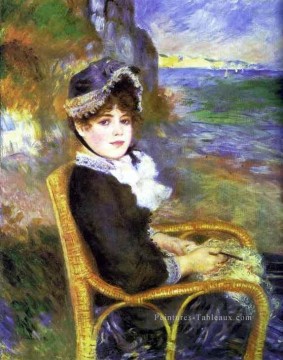 bord Peintre - au bord de la mer Pierre Auguste Renoir